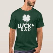 Lucky Dad Four-Leaf Clover Shirt - Vaderdag