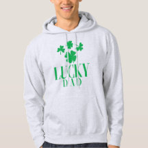 Lucky Dad Hoodie - Shamrock-stijl voor een Superda