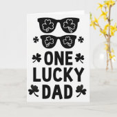 Lucky Dad Shamrock Shades Kaart (Gele Bloem)