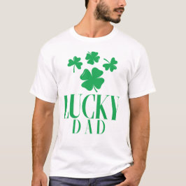 Lucky Dad - Shamrock Vaderdag Shirt