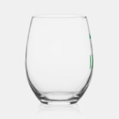 Lucky Dad Stemless Wine Glass - Vaderdag cadeau Wijnglas Zonder Voet (Rechts)