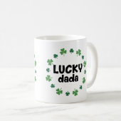 Lucky Dada Definitie Mok - Beste Vader Cadeau (Voorkant rechts)