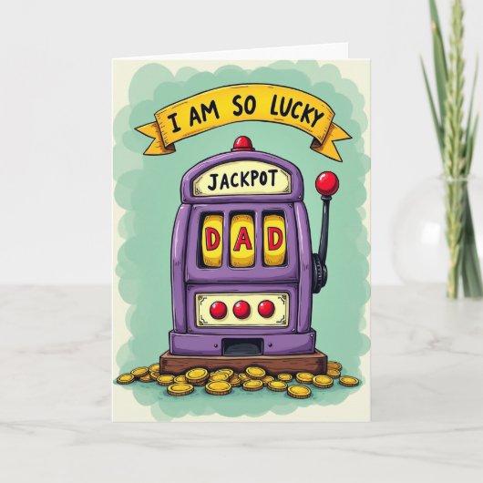 Lucky Dads Game Machine Card Kaart (Voorkant)
