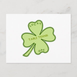 Lucky Day Ping Pong Briefkaart