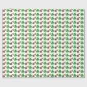 Lucky Day Shamrock Rainbow St. Patrick's Day Cadeaupapier (Vlak)