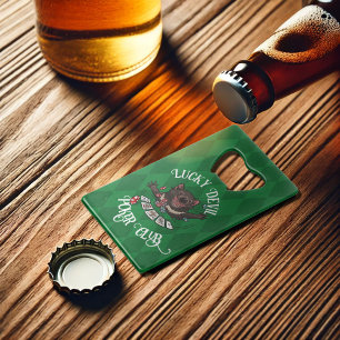 Lucky Devil Poker Club Grappige Tasmaanse Duivel K Creditkaart Flessenopener