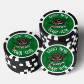 Lucky Devil Poker Club Grappige Tasmaanse Duivel K Poker Chips (Opstapeling)