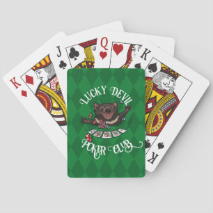 Lucky Devil Poker Club Grappige Tasmaanse Duivel K Pokerkaarten