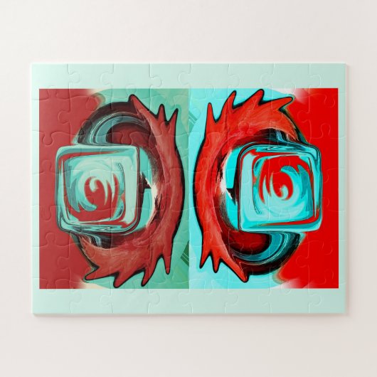 Lucky dice art legpuzzel (Horizontaal)