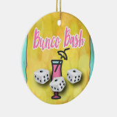 Lucky Dice Bunco Bash Keramisch Ornament (Rechts)