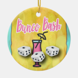 Lucky Dice Bunco Bash Keramisch Ornament