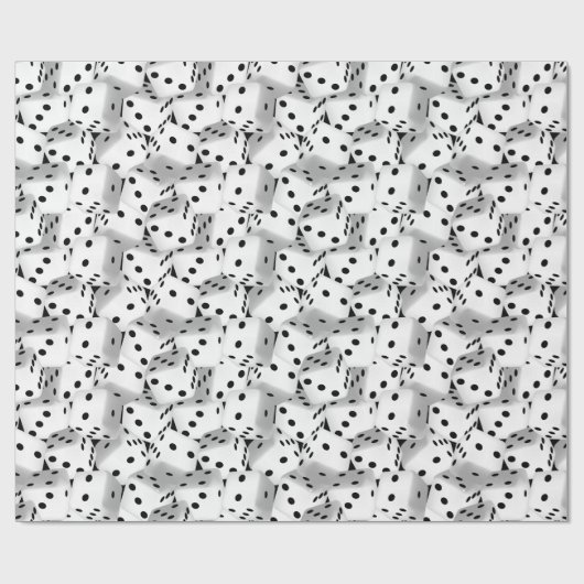Lucky dice cadeaupapier (Vlak)