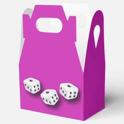 Lucky Dice Casino Night Prize Box Bedankdoosjes (Geopend)
