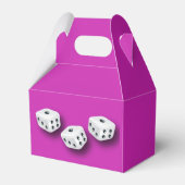 Lucky Dice Casino Night Prize Box Bedankdoosjes (Voorkant Zijde)