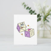 Lucky Dice Informatiekaartje (Staand voorkant)
