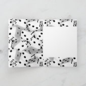 Lucky dice kaart (Binnen)