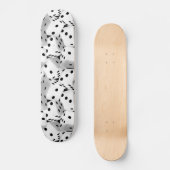 Lucky dice persoonlijk skateboard (Voorkant)