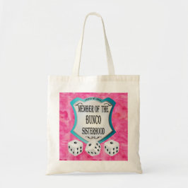 Lucky Dice Pink United We Roll Tote Bag