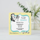 Lucky Dice Player Bunco Party Kaart (Staand voorkant)