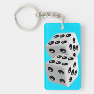 Lucky Dice Sleutelhanger - Kies kleuren