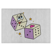 Lucky Dice Snijplank (Voorkant)