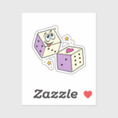 Lucky Dice Sticker (Vel)