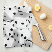 Lucky dice theedoek (Quarter Fold)