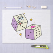 Lucky Dice Tissuepapier (Craft)