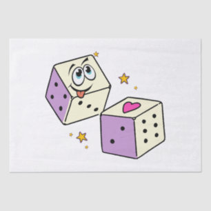 Lucky Dice Tissuepapier