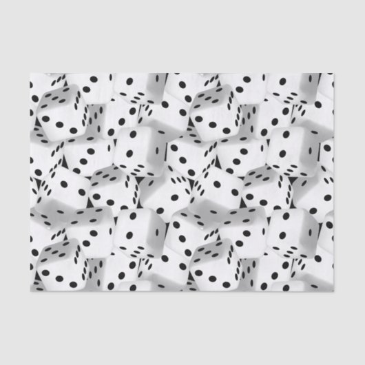 Lucky dice tissuepapier (Voorkant)