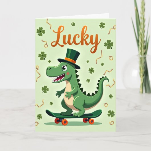 Lucky Dino Fun Time Kaart (Voorkant)