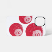 Lucky Disco 8 Pink, Lucky Disco Ball, Funky Art iPhone Hoesje (Achterkant horizontaal)