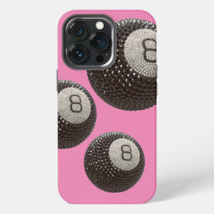 Lucky Disco 8 ROZE, Lucky 8 disco Bal, Snooker iPhone 13 Pro Hoesje
