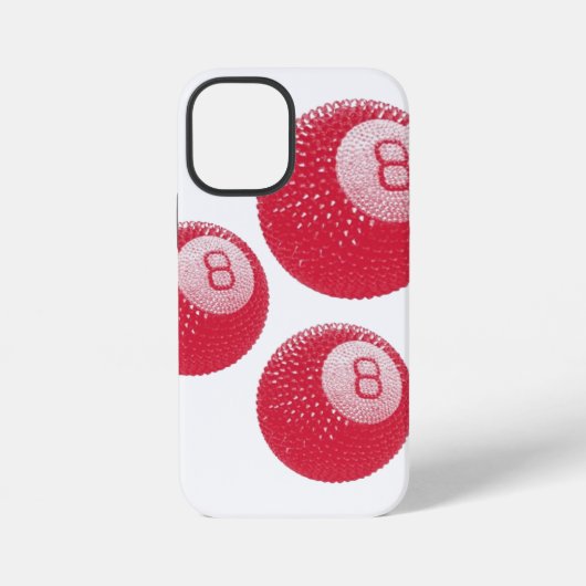 Lucky Disco 8 Roze, Lucky Disco Bal, Funky Kunst iPhone Hoesje (Achterkant)