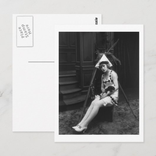 Lucky Dog, 1919 Briefkaart (Voorkant / Achterkant)