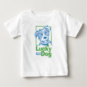Lucky Dog Baby's T-shirt (Voorkant)
