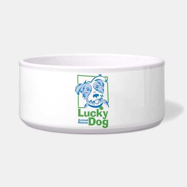 Lucky Dog Bowl Voerbakje (Voorkant)