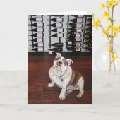 Lucky Dog Kaart (Gele Bloem)