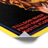 Lucky Dog -kratellabel Poster (Hoek)