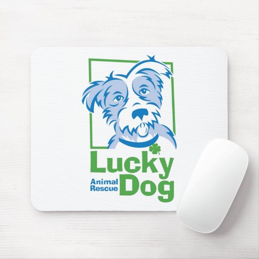 Lucky Dog Mousepad Muismat (Met muis)