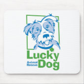 Lucky Dog Mousepad Muismat (Voorkant)