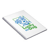 Lucky Dog Spiral notebook (6,5 x 8,75 inch) Notitieboek (Rechterzijde)