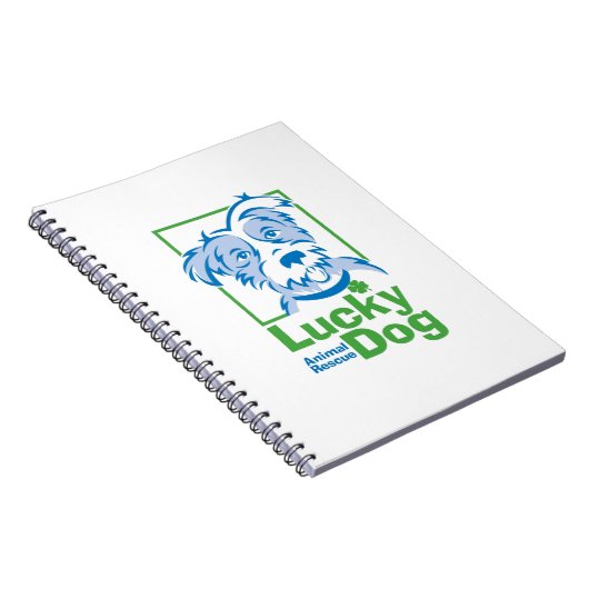 Lucky Dog Spiral notebook (6,5 x 8,75 inch) Notitieboek (Rechterzijde)