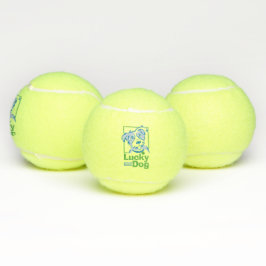 Lucky Dog Tennis Balls (set van 3) Tennisballen