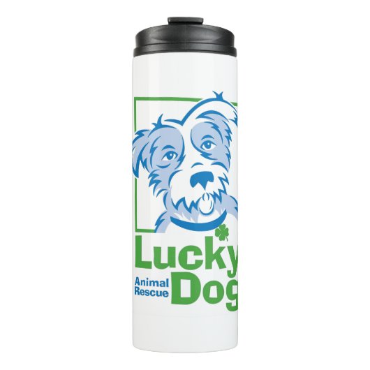 Lucky Dog Thermal Tumbler Thermosbeker (Voorkant)