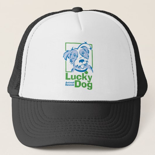 Lucky Dog Trucker Hat (meerdere beschikbare kleure Trucker Pet (Voorkant)