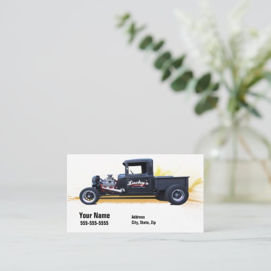 Lucky Dog Visitekaartje (Staand voorkant)