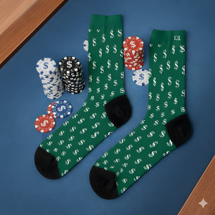 Lucky DollaPattern Sokken met Monogram voor Gamers