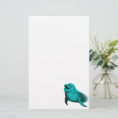 Lucky Dolphin Briefpapier (Staand voorkant)