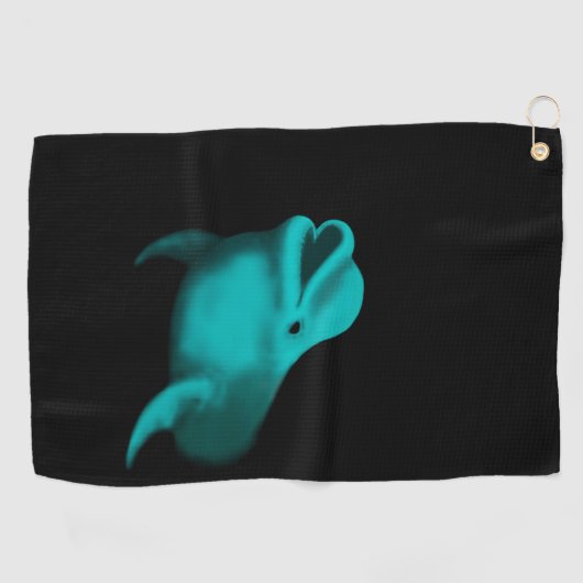 Lucky Dolphin Golfhanddoek (Horizontaal)